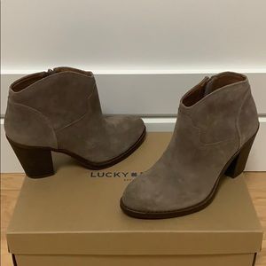 Lucky Brand new suede booties